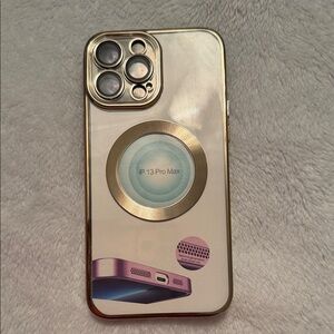 Gold Phone Case for iPhone 13 Pro Max